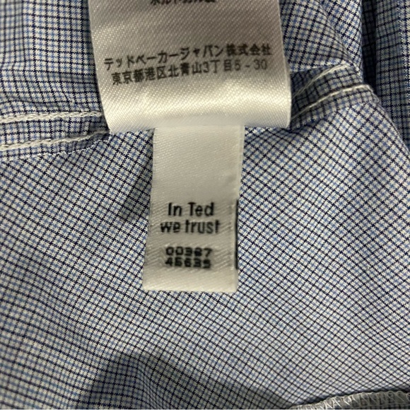 TED BAKER - Blue Collar Shirt - Picture 7 of 7
